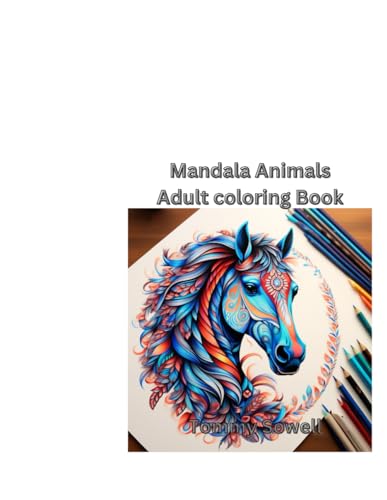 animal mandala adult coloring Book von Independently published